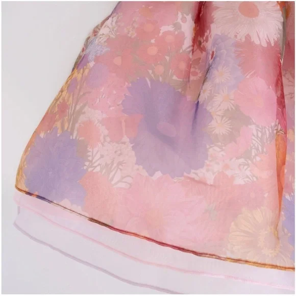 Pleiades Chloe Floral Puff Sleeve Dress - Picture 3 of 15